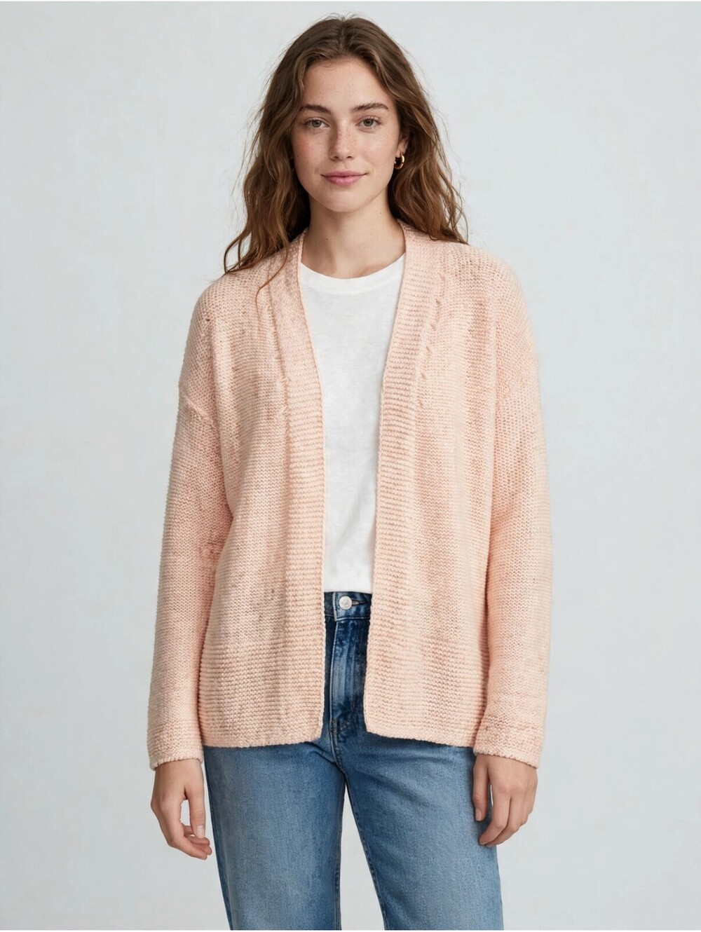 Old Navy Women's Pale Peach Open Front Cardigan Sweater XS NWT